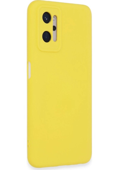 Gld-spt- Newface Realme 9i 4g Kılıf Nano İçi Kadife Silikon - Sarı