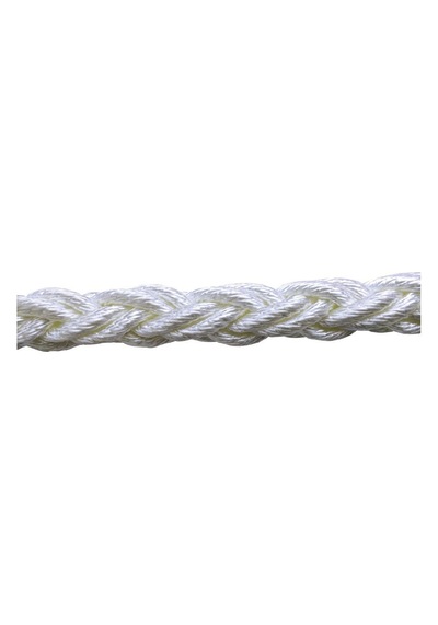 Dolphin Rope Polyester Halat 8 Kollu 22 MM Beyaz