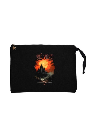 Dio Shame On The Night Siyah Clutch Astarlı Cüzdan / El Çantası