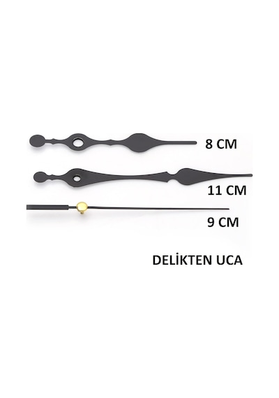 1 Adet Duvar Saati Mekanizması , Askılı , Şaft Uzunluğu 16 Mm ,