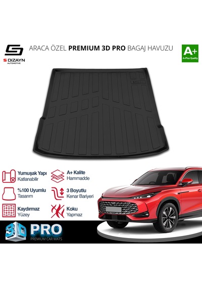S-dizayn Mg Hs Turbo Hybrid 3d Pro Bagaj Havuzu 2024 Üzeri A+ Kalite