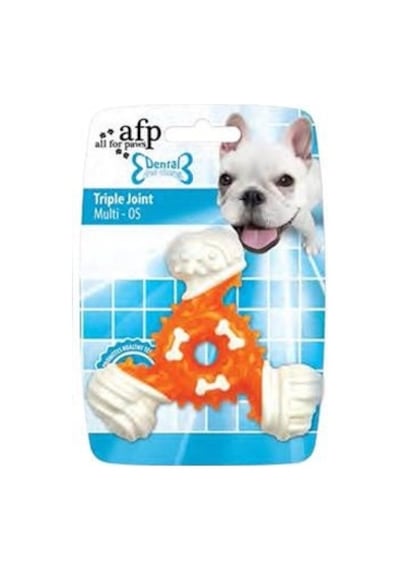 Afp Üç Köşeli Dairesel Dental Kemik Köpek Oyuncağı 12.5 x 12 x 3 CM