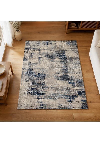 Kartela Halı Lora Halı Kaymaz Taban Makinede Yıkanabilir Halı Beyaz - 100 X 150 Cm