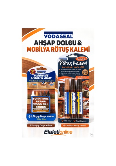 Vodaseal Derz Kalemi Seti Bej Ve Gri - 930423496
