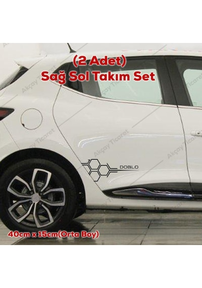 Doblo Kapı Altı Sticker Fiat Doblo Sticker Oto Sticker