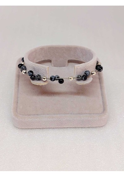Kartanesi Obsidyen Taşı Bileklik 4mm