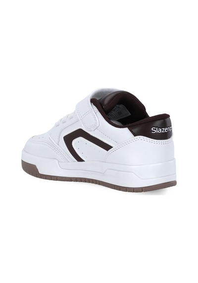Slazenger Clash I Unisex Çocuk Beyaz / Bordo Günlük Spor Ayakkabısı Beyaz - Bordo