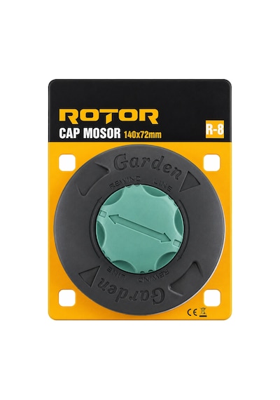 Rotor R-8 Motorlu Tırpan Misina Başlığı 140x72 Mm 2.4 Mm X 2 M Misinalı