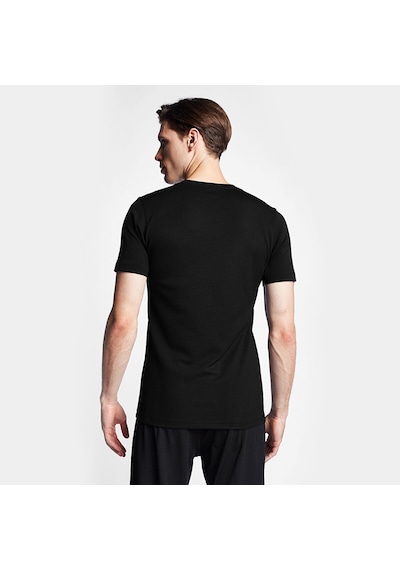 Lescon Siyah Erkek Kısa Kollu T-shirt 25s-1294-25y