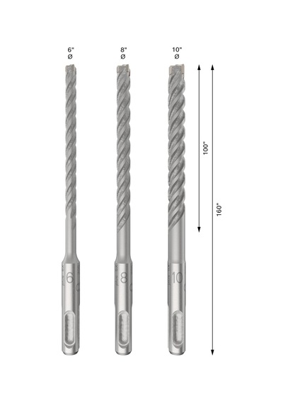 Bosch Professional Accessories 2608833912 Sds Oyun Plus-5 X 6 8 3u , Gr