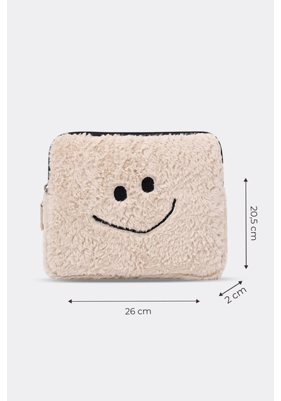 Mussen Smile Tablet Kılıfı 10 & 11 İnç Uyumlu Bej