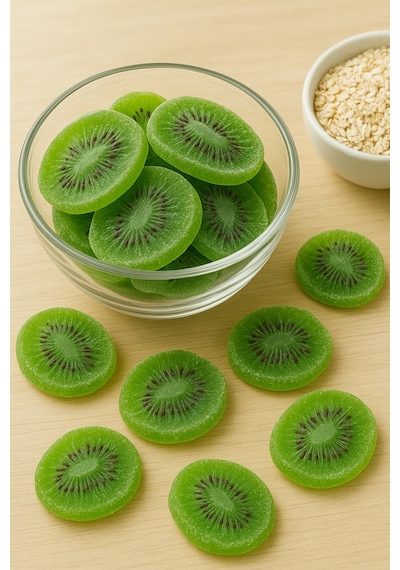 Kuru Meyve - Kurutulmuş Kivi Dilimleri 100 Gr - Doğal & Katkısız Meyve Kurusu Diğer