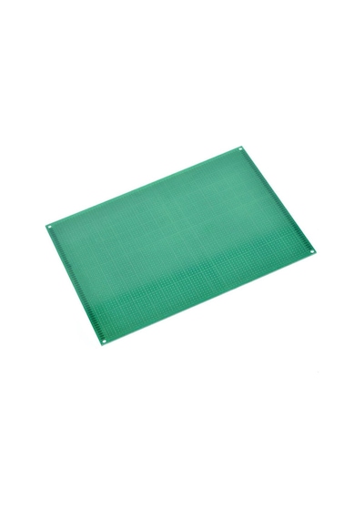 Koodmax 15x20cm Proto Pcb Tek Taraflı Delikli Pertinaks Prototip Deney Kartı Delikli Plaket Pertenak