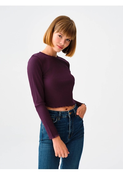Loft Kadın Bluz Bordo Lf2037166 25kp69000187 P690l20 Bordo