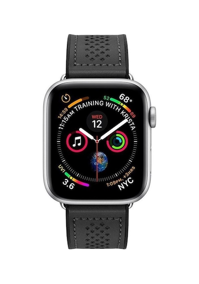 Spigen Apple Uyumlu Watch  42mm Seri 10 - 41mm Seri 9/8/7 - 40mm Seri Se2/se/6/5/4 İle   Kordon Kayış Band Retro Fit Black