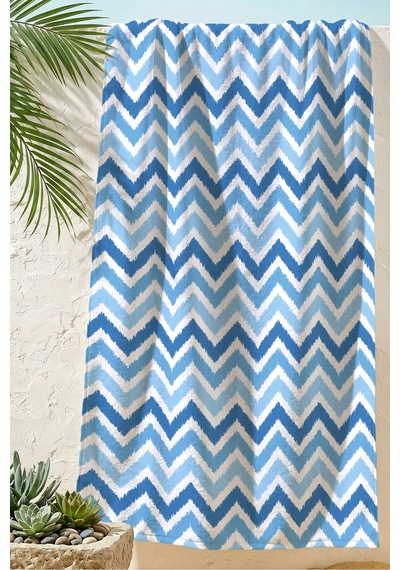 Zikzak Mavi Beyaz Plaj Havlusu - Marine Modern Chevron Havuz Deniz Hızlı Kuruyan Mikrofiber Havlu Gölgeli Şeftali Zikzak Mavi Beyaz Plaj Havlusu - Marine Modern Chevron Havuz Deniz Hızlı Kuruyan Mikrofiber Havlu Gölgeli Şeftali