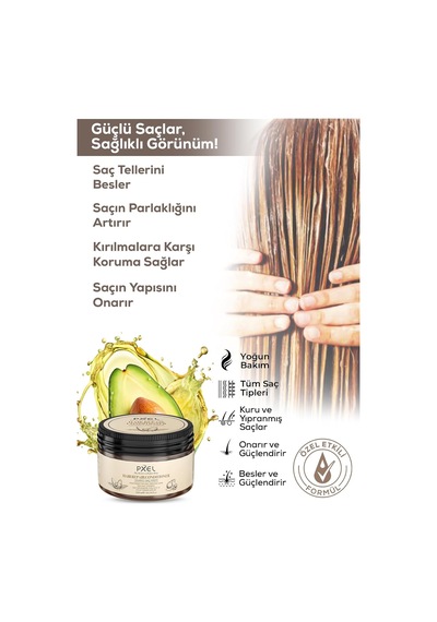 Onarıcı Saç Kremi 300 Ml Kuru, Yıpranmış Ve Kırılmaya Eğilimli Saçlar İçin Yoğun Nemlendirici Bakım