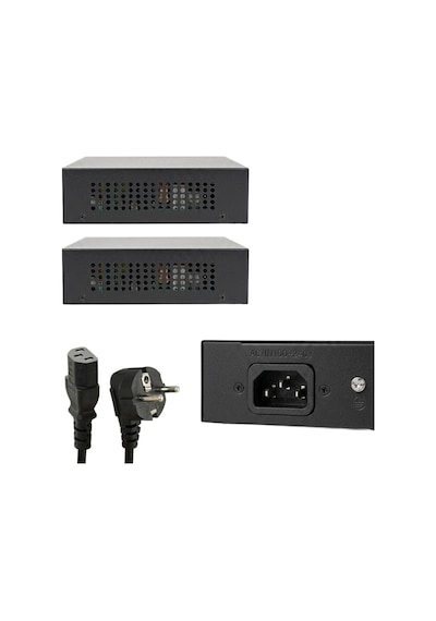 Novacom Nvc-pse0820 100/1000 Mbps 8 Port Poe + 2 Port Uplink Switch