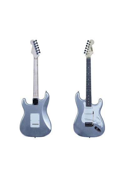 Midex Rph-30sl Maple Klavye Silver Strat Kasa Sss Elektro Gitar Seti