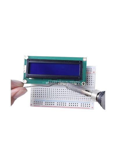 1602a 2x16 Mavi Karakter Lcd Modül Display Ekran 5v Beyaz Arka Işık 16x2 16 X 2 Standart Sol Üst