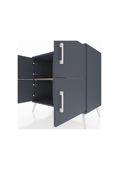 Hyperion Şifonyer 2 Raflı 4 Kapaklı 88x44x80 Antrasit-antrasit/çam Antrasit/çam Hyperion Şifonyer 2 Raflı 4 Kapaklı 88x44x80 Antrasit-antrasit/çam Antrasit/çam