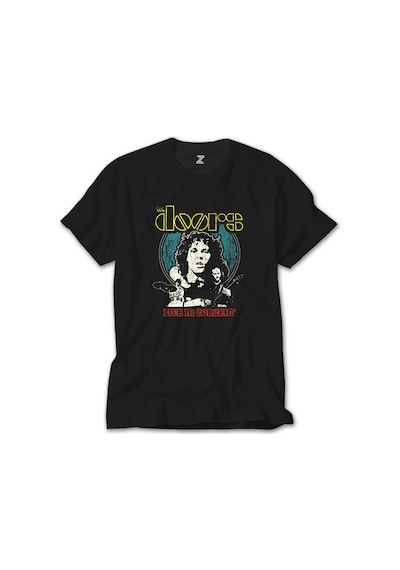The Doors Live in Concert Siyah Tişört Siyah