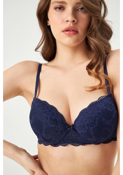 Eros 812 Kadın Yarı Push-up Yarı Destekli Sütyen Takım 001