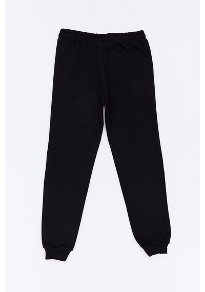 Fullamoda Beli Bağlamalı Cebi Fermuarlı Unisex Çocuk Eşofman Altı 25mcck4584132568-siyah Siyah