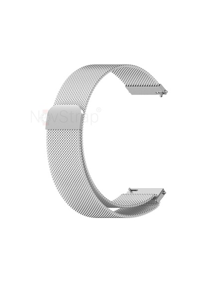 Novstrap Huawei Watch Gt4 41mm İle Uyumlu Kordon 18mm Pimli Mıknatıslı Metal Hasır Kordon Kayış
