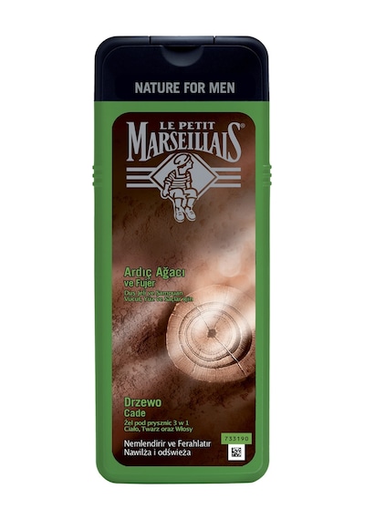 Le Petit Marseillais Men Ardıç Ağacı ve Füjer Duş Jeli 400 ml x2