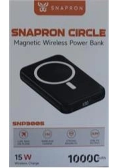 Snapmax Snp-3005 10.000 Mah Kablosuz Hızlı Şarj Magsafe Powerbank Led Ekranlı Çoklu Girişli Kdo Diğer