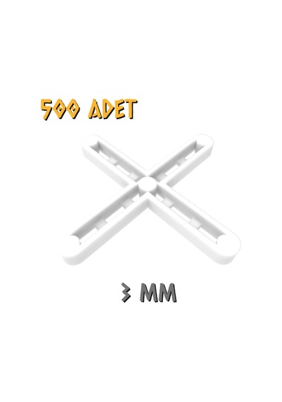 Made Oluklu Derz Artısı 3 Mm. - 500 Adet