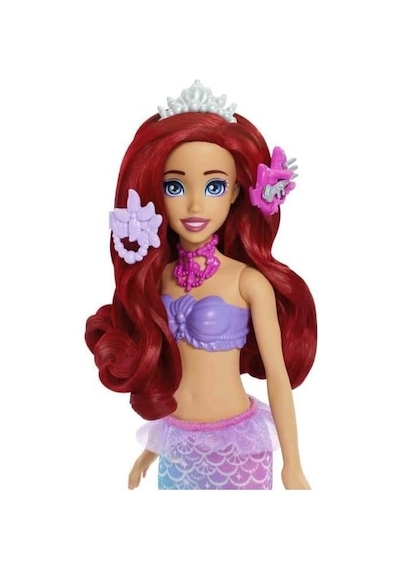 Mattel Disney Prensesi Oyuncakları, Kuyruğu Çıkarılabilir Ariel Vanity Pop Deniz Kızı Bebek, Tekrarlanabilir 5 S Genel