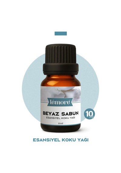 Beyaz Sabun Esansiyel Uçucu Koku Yağı Buhurdanlık Yağı Difüzör Esansı Küre 10ml Beyaz Sabun