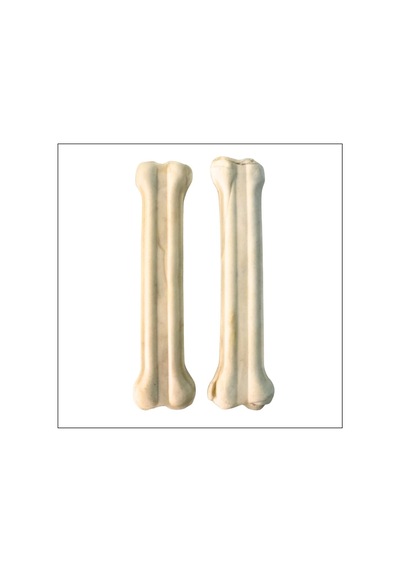 Büyük Irklar İçin Yenilebilir 27-28 Cm Jumbo Beyaz Press Çiğneme Kemiği 2 Adet