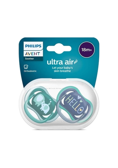 Philips Avent Ultra Air Emzik 18+ 2li Erkek Çok Renkli