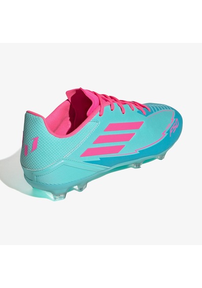 Adidas F50 League Messi Erkek Mavi Çim Saha Kramponu Ih0928 Mavi