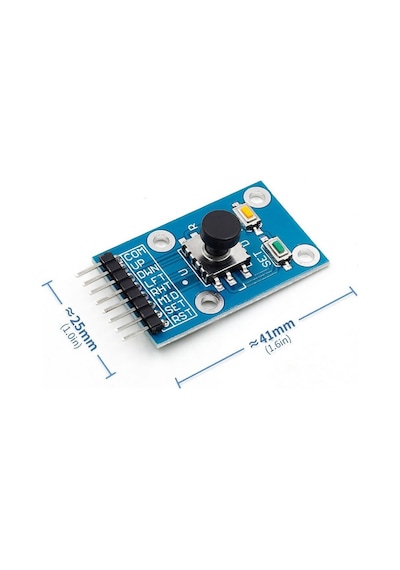 Alkatronik-Navigasyon Joystick Modülü 4 Yön 3 Kullanıcı Butonu Kumanda Kol