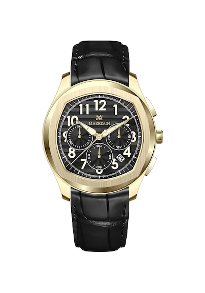 Warren Marrison Mr25009-c Quartz Erkek Kol Saati Altın - Siyah