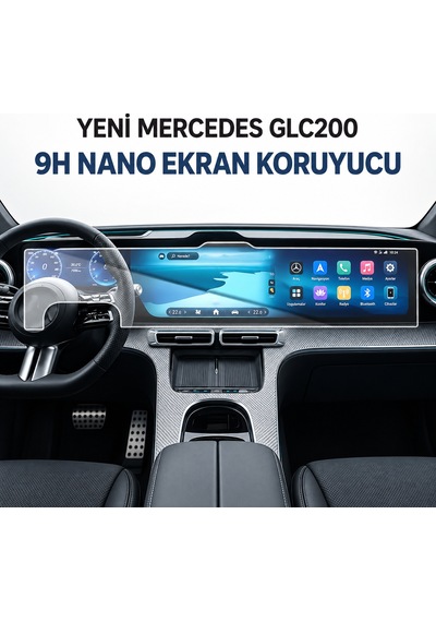 Mercedes Glc 200 Ekran Koruyucu 9h Nano 2026-2027 Uyumlu