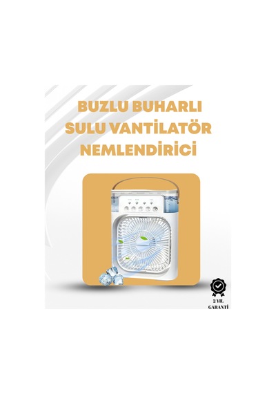 Taşınabilir 3'ü 1 Arada Mini Fan Nemlendirici + Soğutucu + Gece Lambası Diğer