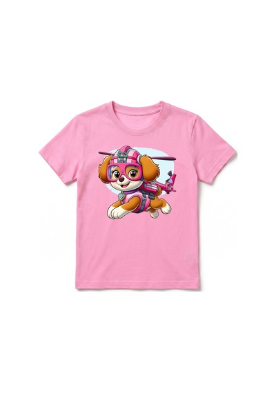 Urbantrendstore Paw Patrol Unisex Kız Çocuk Bisiklet Yuvarlak Yaka Basic Kısa Kollu %100 Pamuk Tişört Pembe Urbantrendstore Paw Patrol Unisex Kız Çocuk Bisiklet Yuvarlak Yaka Basic Kısa Kollu %100 Pamuk Tişört Pembe