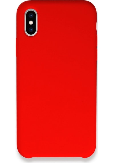 Apple iPhone  Uyumlu- Xs Max Kılıf Lansman Legant Silikon - Kırmızı