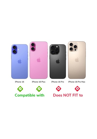 İphone Uyumlu Prolens Elmas Taş Çerçeveli Kamera Lens Koruyucu Hd Netlik, Çizilmez Alumina Silikat Temperli Cam, Bireysel Kamera Lens Kapağı Mor, İphone 16/16 Plus