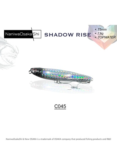 Nanıwaosakashı Shadow Rıse 75mm 7.8g Maket Balık - C045