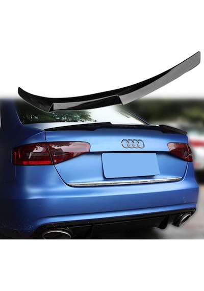 Audi A4 Votex Spoyler, Parlak Siyah, ABS PLASTİK M4 Tip 2013 2016