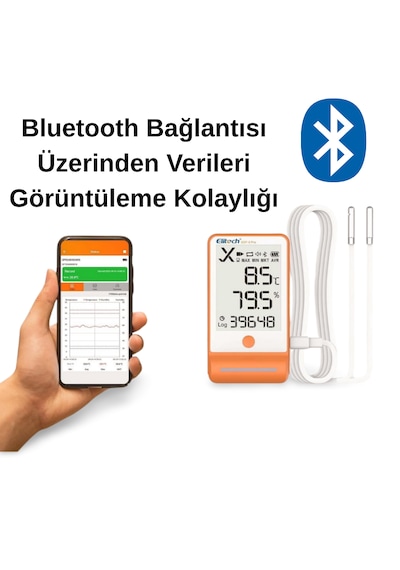 Elitech Gsp-6 Pro Akıllı Sıcaklık Ve Nem Kaydedici 0