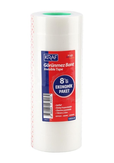 Kraf Görünmez Bant 19mmx33m 8 Li 1933-8 Diğer