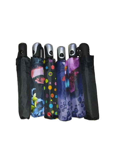 Yarı Otomatik 8 Telli Unisex Şemsiyesi Çok Renkli