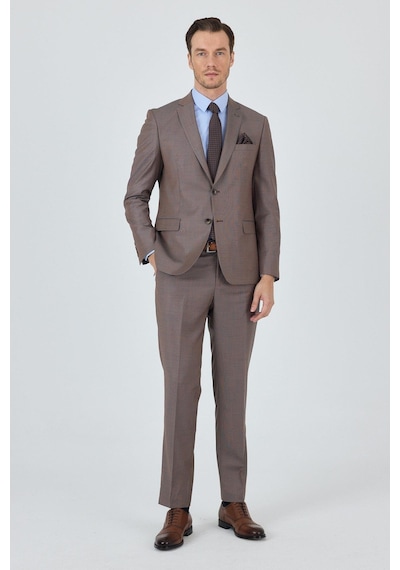 İmza Turuncu Mono Yaka Düz 2 Düğme Classic Yünlü Slim Fit Takım Elbise 1001250175 Turuncu İmza Turuncu Mono Yaka Düz 2 Düğme Classic Yünlü Slim Fit Takım Elbise 1001250175 Turuncu